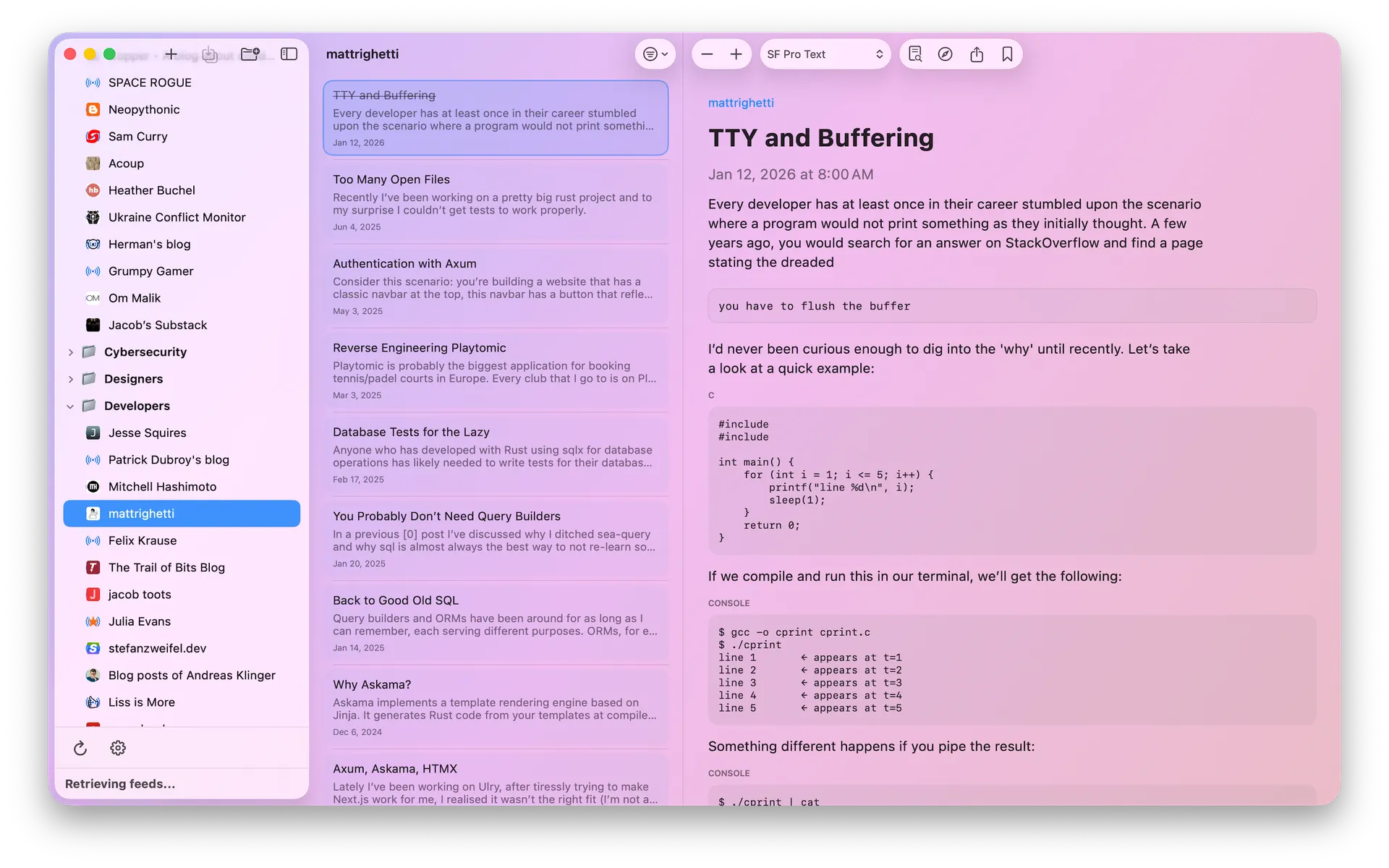Ember Feed App Store screenshot 2