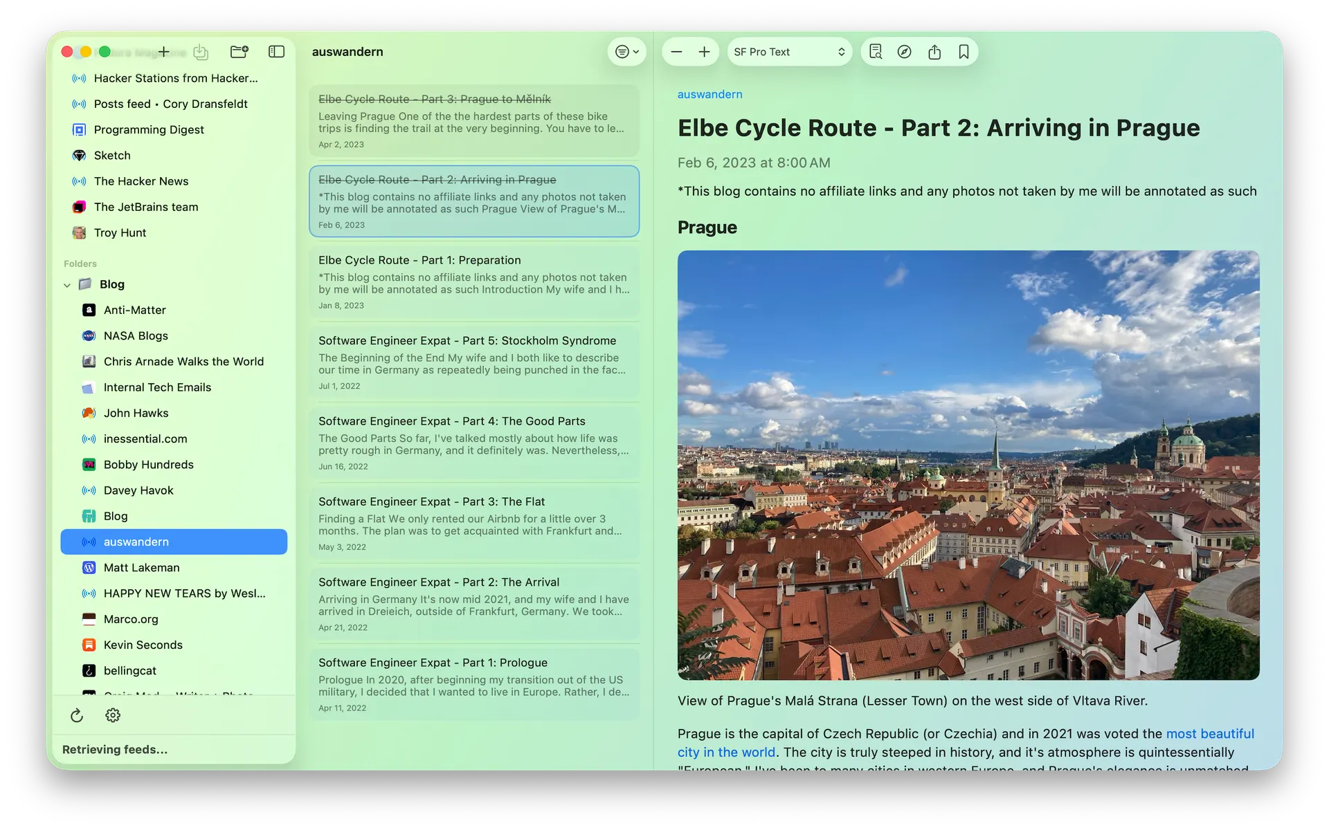 Ember Feed App Store screenshot 1