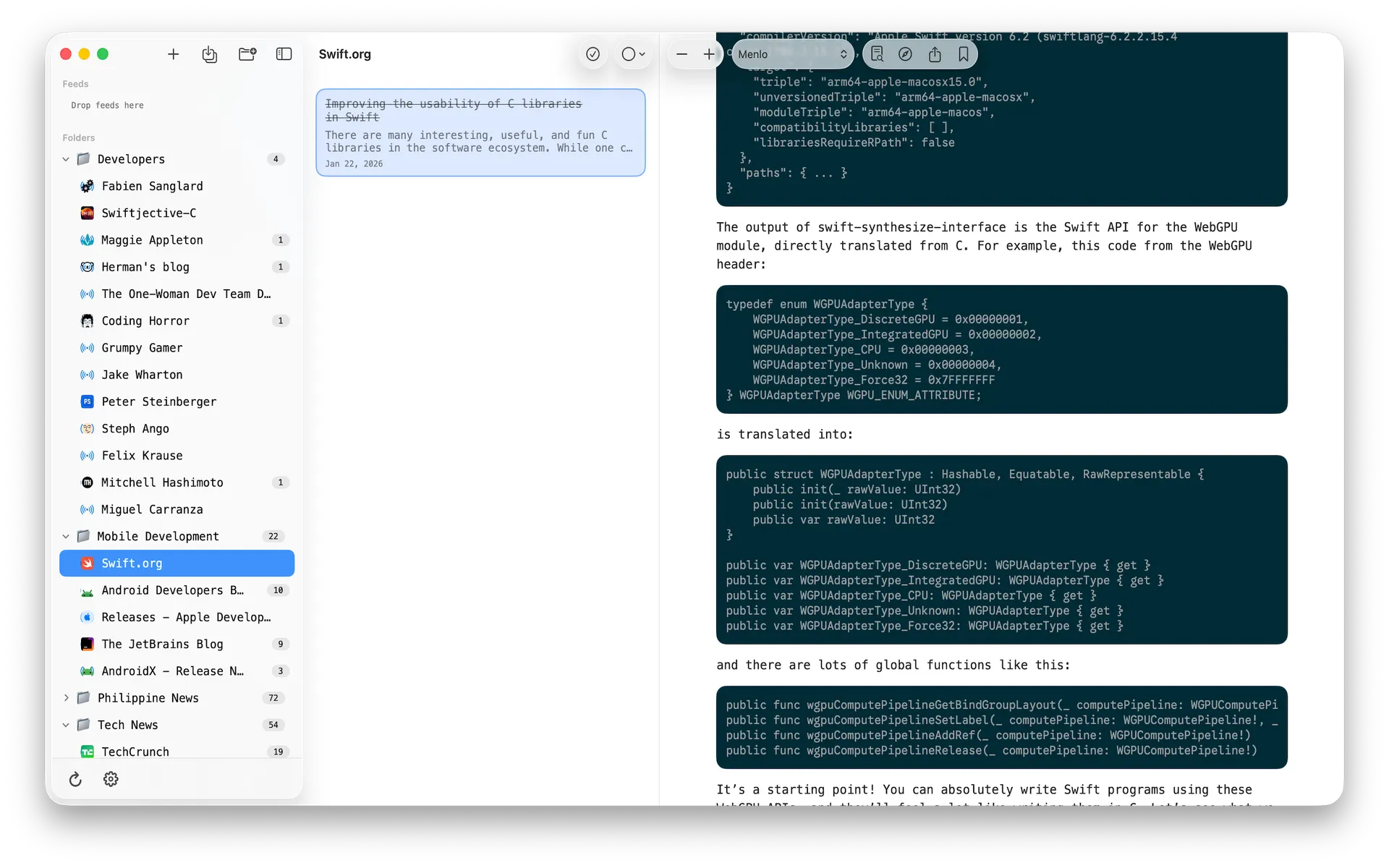 Ember Feed App Store screenshot 5