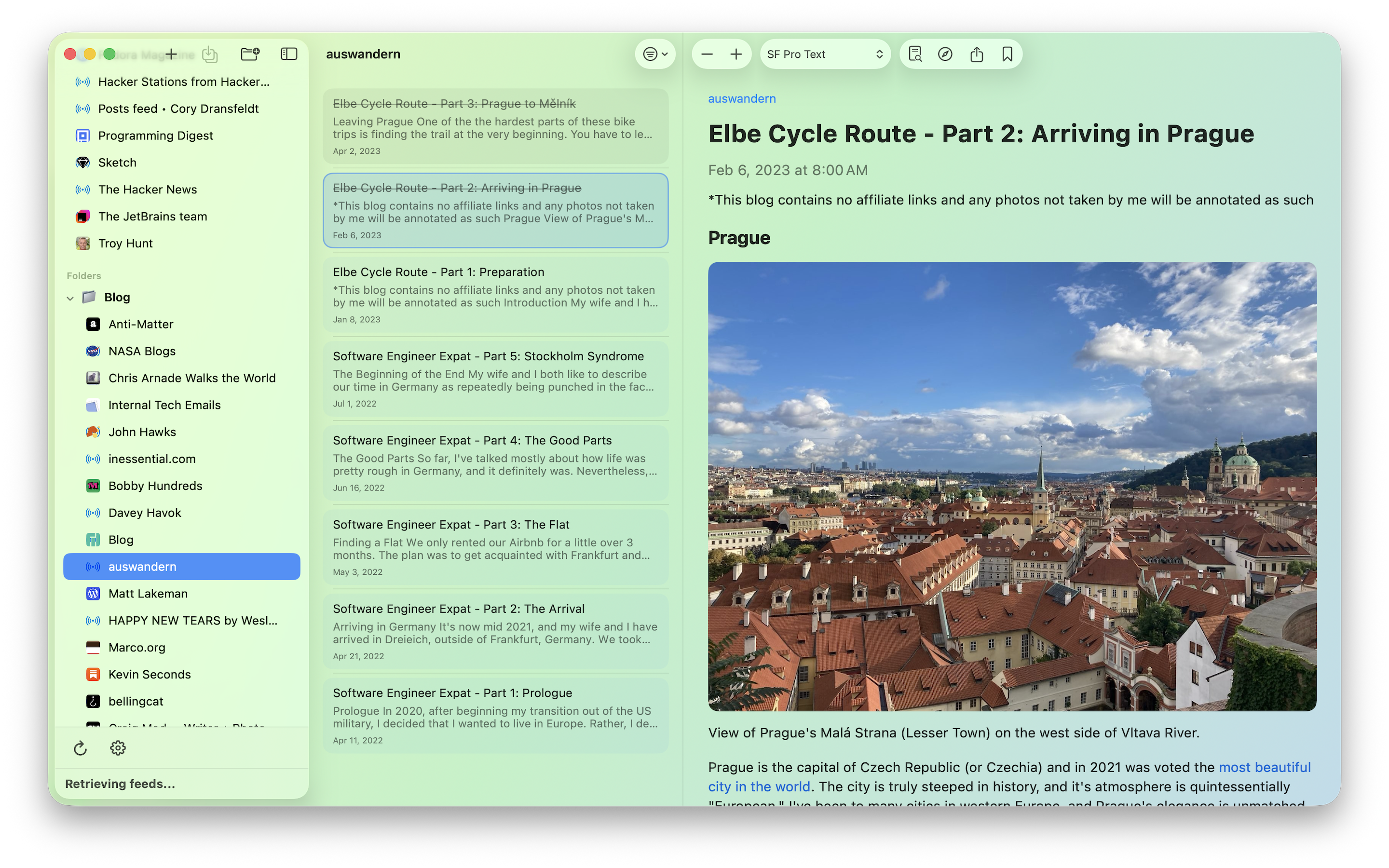 Ember Feed App Store screenshot 1