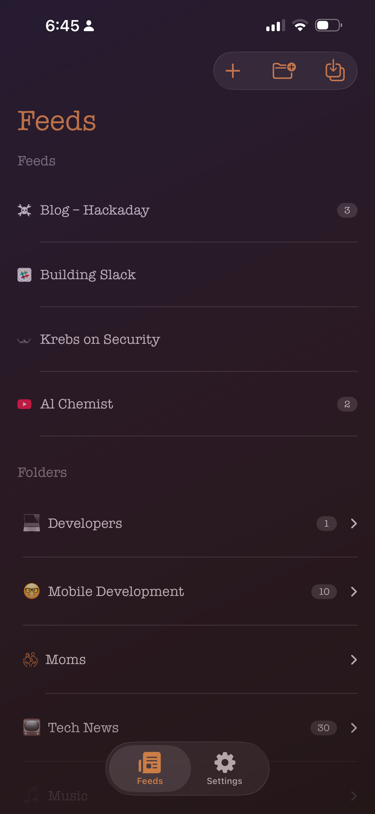 Ember Feed iPhone screenshot 1