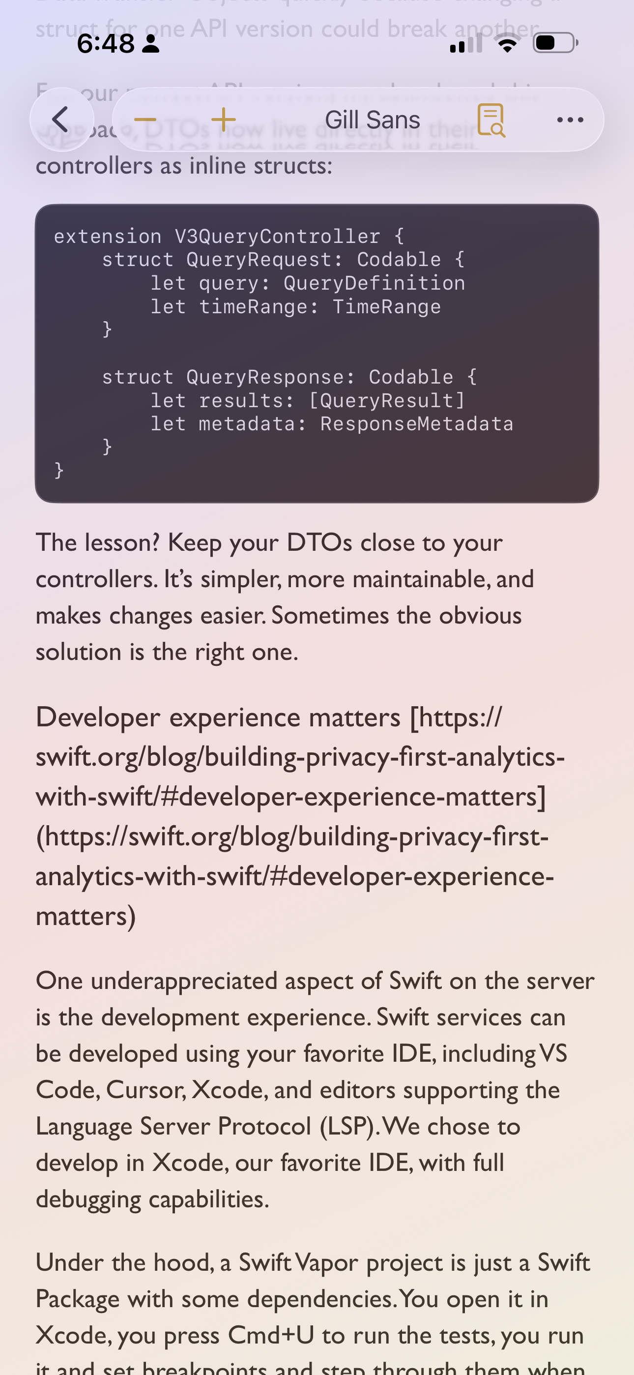 Ember Feed iPhone screenshot 4
